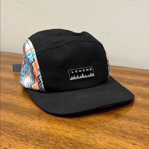 Legend Black and Multicolor Men's Hat